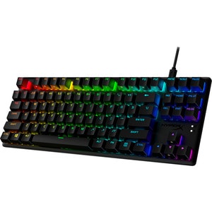 HyperX Alloy Origins Core PBT Gaming Keyboard - Full-size - Cable Connectivity - USB Type C Interface - RGB LED - English 