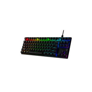 HyperX Alloy Origins Core PBT Gaming Keyboard - Compact - Cable Connectivity - USB Interface - RGB LED - Membrane/Mechanic