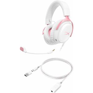 HyperX Cloud III Headset (White/Pink)