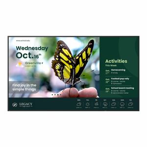 BenQ ST6504 1651 mm LCD Digital-Signage-Display - 18 Stunden / 7 Tage Betrieb - Energy Star - Advanced Super Dimension Swi