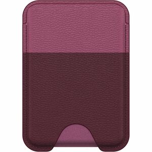 OB SYMMETRY CACTUS LEATHER MAGSAFE WALLET MAROON BELLS-PINK