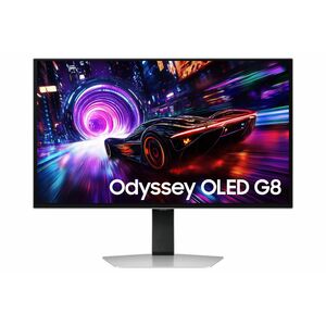 Samsung Odyssey OLED G8 S32FG810SU 32" Class 4K UHD Gaming OLED Monitor - 16:9 - Silver - 81.3 cm (32") Viewable - Quantum