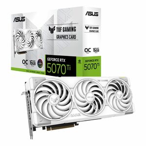 ASUS TUF Gaming GeForce RTX 5070 Ti 16GB GDDR7 OC White Edition