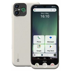 Doro Aurora A30 DSB-0560 128 GB Smartphone - 15,5 cm (6,1 Zoll) 1560 x 720 - Octa-Core 2 GHz - 6 GB RAM - Android 14 - 4G 
