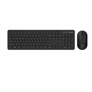 Asus CW100 Keyboard & Mouse - Hungarian - USB Wireless RF 2.40 GHz Keyboard - Keyboard/Keypad Color: Black - USB Wireless 