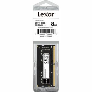 Module mémoire Lexar® DDR4 8 Go 260 broches So-DIMM 3200 Mbps, CL22, 1,2 V - Emballage sous blister - Non-ECC - Non buffer