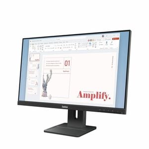 Lenovo ThinkVision E24-40 24" Class Full HD LED Monitor - 16:9 - Raven Black - 60.5 cm (23.8") Viewable - In-plane Switchi