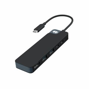 Hyper HyperDrive HD4101BKGL USB Type C Docking Station for Monitor, Notebook, Tablet PC, Hard Drive, Keyboard - Charging C