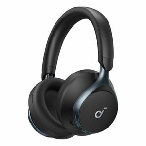 soundcore Space One Wired/Wireless Over-the-head Stereo Headset - Jet Black - Binaural - Circumaural - 1493.5 cm - Bluetoo