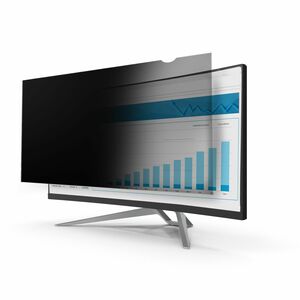 StarTech.com Plastic Anti-glare Privacy Screen Filter - Transparent, Matte, Glossy - TAA Compliant - For 86.36 cm (34") Wi