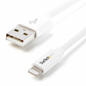 StarTech.com 2 m (78.74") Lightning/USB Data Transfer Cable - 1 Each - Cable for iPhone, MAC - First End: 1 x 4-pin USB Ty