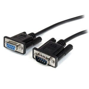 StarTech.com 3 m (118.11") Serial Data Transfer Cable - 1 Each - First End: 1 x 9-pin DB-9 RS-232 Serial - Male - Second E