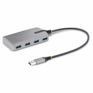 StarTech.com USB Hub - USB 3.2 (Gen 1) Type A - Portable - Space Gray - UASP Support - 5 Total USB Port(s) - PC, Mac, Chro