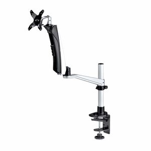 StarTech.com Mounting Arm for Monitor, Display Screen, Computer - Black - Landscape/Portrait - TAA Compliant - Height Adju