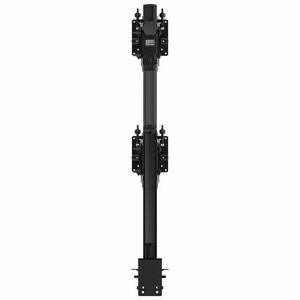 Atdec Desk Mount for Monitor, Display, Computer, Flat Panel Display, Curved Screen Display - Black - Landscape/Portrait - 