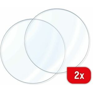 Displex 9H Hybridglas Displayschutz für Samsung - Transparent - 2 / Pack - für Super AMOLED Smartwatch - Bruchsicher, Vers