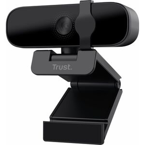 Trust Webcam - 30 fps - Black - USB 2.0 - 1920 x 1080 Video - Fixed Focus - 75° Angle - Tripod Mount - Microphone - For Mo