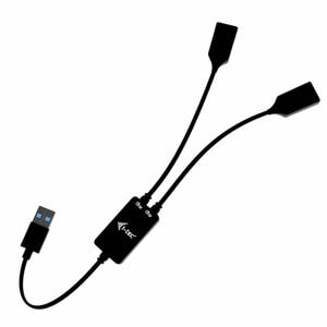 i-tec USB Hub - USB 3.0 Type A - 640 MB/s - Keyboard, Mouse, Flash Drive, Mobile Device - 2 Total USB Port(s) - PC, Mac