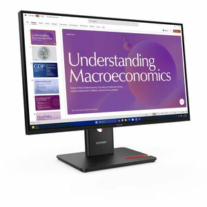 Lenovo ThinkVision T24D-40 24.0" (61.0 cm) Class Full HD LED Monitor - 16:9 - Eclipse Black - 23.8" (60.5 cm) Viewable - I