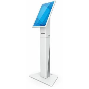 Elo Wallaby Display Stand - 15" (38.10 cm) to 22" (55.88 cm) Screen Support - Floor Stand - White - For Display Screen, Pr