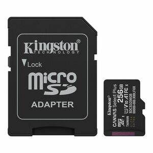 Carte microSDXC Kingston Canvas Select Plus - 256 Go - Classe 10/UHS-I (U1) - V10 - 1 Unité - 150 Mo/s en Lecture