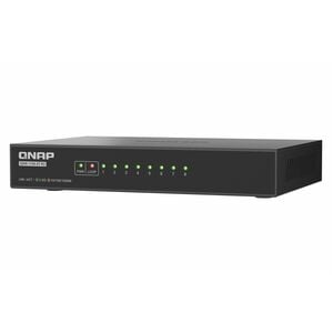QNAP QSW QSW-1108-8T-R2 8 Ports Ethernet Switch - 2.5 Gigabit Ethernet - 2.5GBase-T, 100/1000Base-T - Black - 2 Layer Supp