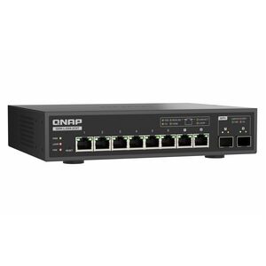 QNAP QSW QSW-L3208-2C6T 8 Ports Manageable Ethernet Switch - Gigabit Ethernet, 2.5 Gigabit Ethernet, 5 Gigabit Ethernet, 1