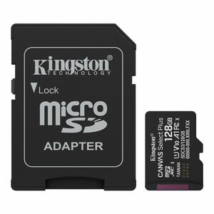 Kingston Canvas Select Plus 128 GB Class 10/UHS-I (U1) V10 microSDXC - 1 Each - 150 MB/s Read - Lifetime Warranty