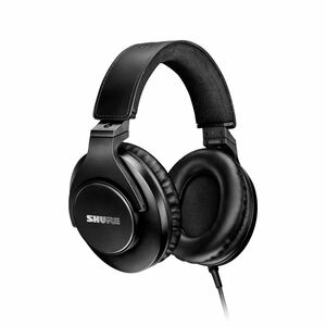 Shure SRH440A 有线 头戴式 双声道 立体声 耳机 - 黑 - 头戴护耳式 - 44 欧姆 - 10 Hz 到 22 kHz - 2.99 m 线缆 - 镀金 连接器 - 降噪 - 迷你手机（3.5毫米）
