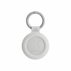 Xtorm - Traceur Bluetooth objets iOS/Android 60m autonomie 1 an - blanc cendré