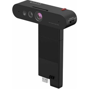 Lenovo ThinkVision MC60 (S) Webcam - Black - USB 2.0 Type A - 1920 x 1080 Video - Auto-focus - 90° Angle - Display Mount -