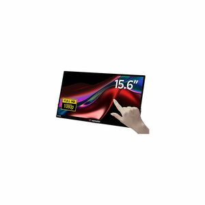 Monitor LED touchscreen Verbatim PMT-15 - 406,4 mm (16") Classe - 16:9 - 6 ms - 39,6 cm (15,6") Viewable - Capacità - 10 P