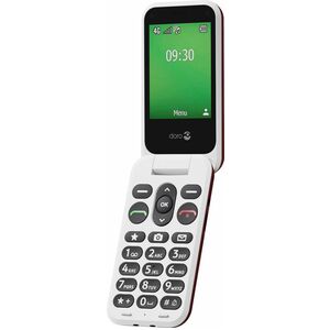 Doro Leva E30 Feature Phone - Flexible Folding Screen - 4G - White, Red - Flip - SIM-free