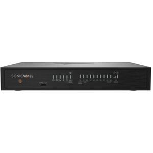 SonicWall TZ380 Wired Network Security/Firewall Appliance - 1 Year TOTALSECURE ADVANCED EDITION - Intrusion Prevention - 8