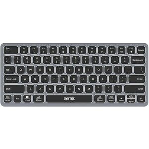 Unitek Keyboard - Compact - Cable Connectivity - USB Type C Interface - US International - Space Gray - Windows 10 (32-bit