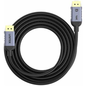 3M DisplayPort 2.1 Cable 16K 60Hz & 8K 120Hz 4K240Hz for Gaming Grey UNITEK Gift Box