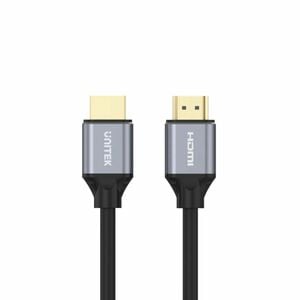 5M HDMI2.1 Male to Male Cable (8K 60Hz) Space Grey + Black UNITEK color sleeve + white box
