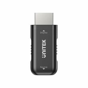 Unitek A/V Adapter - 1 - 1 x USB Type C - Female - 1 x HDMI 2.0 Digital Audio/Video - Male - 3840 x 2160 Supported - Black