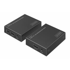 Digitus KVM Extender Transmitter/Receiver - Wired - 70 m Range - 4K UHD - 3840 x 2160 Maximum Video Resolution - 2 x Netwo
