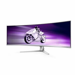 Philips Evnia 49M2C8900L 48.9in 144Hz Curved QD-OLED Gaming Monitor AmbiGlow 5120x1440 32:9 0.03ms GTG 1.5m:1 Contrast 250