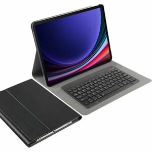 Just in Case Keyboard/Cover Case Samsung Galaxy Tab S10+, Galaxy Tab S9+, Galaxy Tab S9 FE+ Tablet - Black - Scratch Resis
