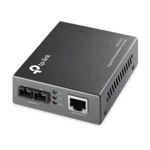 TP-Link MC210CS Transceiver/Media Converter - 2 Port(s) - 1 x Network (RJ-45) - 1 x SC - Twisted Pair, Optical Fiber - Mul