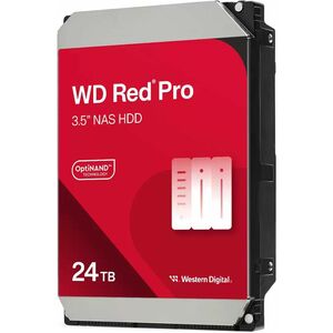 WD Red Pro WD241KFGX 24 TB Hard Drive - 3.5" Internal - SATA - Conventional Magnetic Recording (CMR) Method - NAS, Desktop