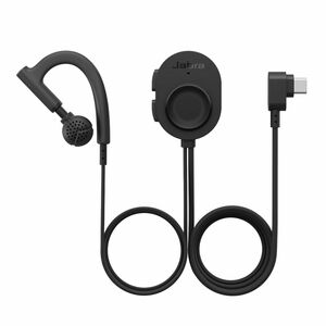 Jabra Wired/Wireless On-ear, Over-the-ear Mono Earset - Black - Microsoft Teams Certification - Monaural - USB Type C