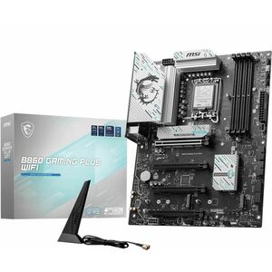 MSI B860 GAMING PLUS WIFI Gaming Desktop Motherboard - Intel B860 Chipset - Socket LGA-1851 - ATX - Core Ultra Processor S
