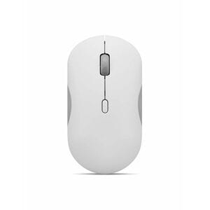 Lenovo Silent 350 Full-size Mouse - Bluetooth - Optical - 6 Button(s) - Cloud Gray - 1 - Wireless - 2400 dpi - Scroll Whee