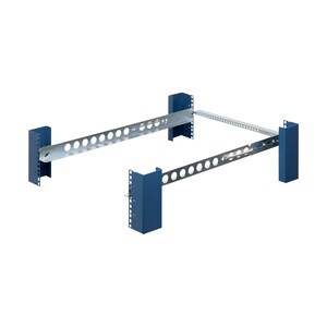 1RU Tool-less Rack Rails with QR Crossbar