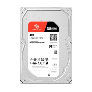 Seagate FireCuda ST4000DX005 4 TB Disco rígido - 3,5" Interno - SATA (SATA/600) - Gravação magnética convencional (CMR) Me