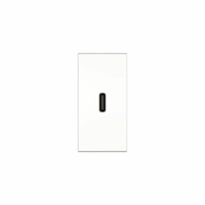 KINDERMANN Konnect flex 45 click Frontplatte - 1 x Gesamtzahl Buchse(n) - Plastik - Weiß - 1 x Geladene Buchse(n)
