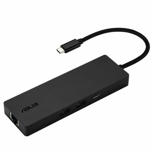 Asus DC210-8IN1-BLK USB 3.2 (Gen 2) Type C Docking Station for Notebook - Charging Capability - Memory Card Reader - SD - 